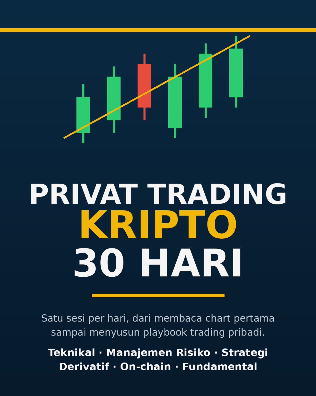 Sampul ebook Privat Trading Kripto 30 Hari